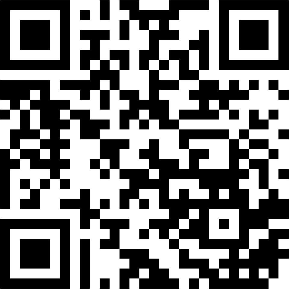 Lehrlingsportal.at Ein schwarzer und weißer QR-Code, der aus quadratischen Modulen besteht, die in einem quadratischen Raster auf weißem Hintergrund angeordnet sind.