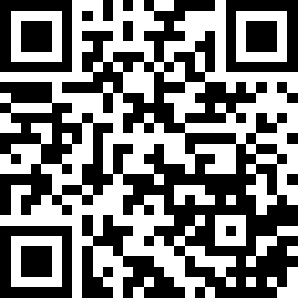 Lehrlingsportal.at Ein schwarz-weißer QR-Code auf einem weißen Hintergrund.
