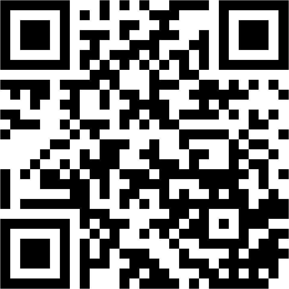 Lehrlingsportal.at Schwarzer und weißer QR-Code auf einem weißen Hintergrund. Der Code besteht aus quadratischen Mustern, die zum Scannen mit einem digitalen Gerät verwendet werden.