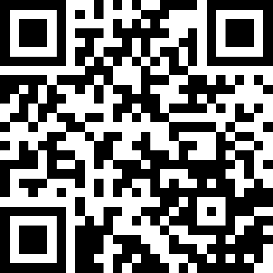 Lehrlingsportal.at Ein schwarz-weißer QR-Code, der aus quadratischen Modulen auf weißem Hintergrund besteht.