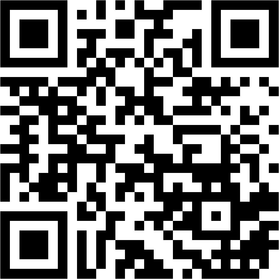 Lehrlingsportal.at Ein schwarz-weißer QR-Code mit verschlüsselten Informationen, bestehend aus quadratischen Mustern auf weißem Hintergrund.