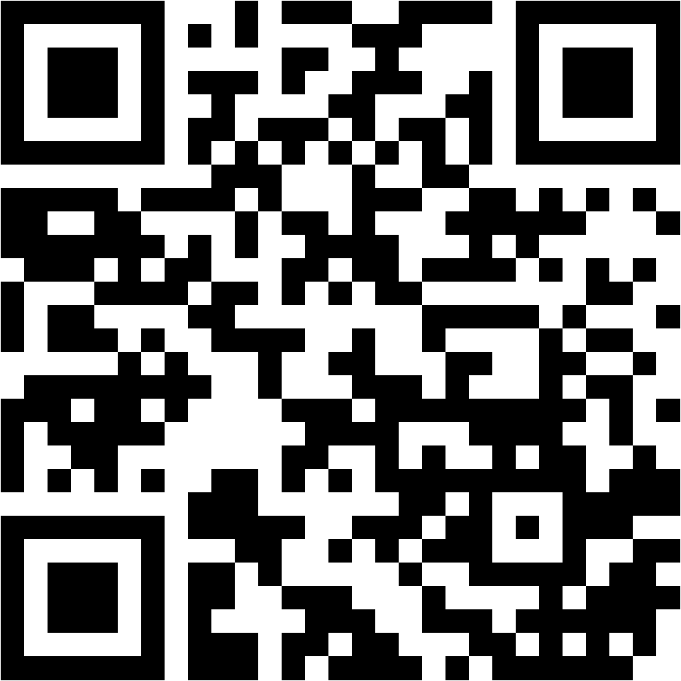 Lehrlingsportal.at Ein schwarz-weißer QR-Code, der aus einem quadratischen Gittermuster besteht, das kodierte digitale Informationen enthält.