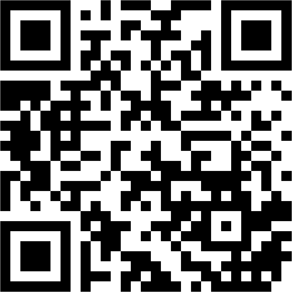 Lehrlingsportal.at Ein schwarz-weißer QR-Code auf einem weißen Hintergrund.