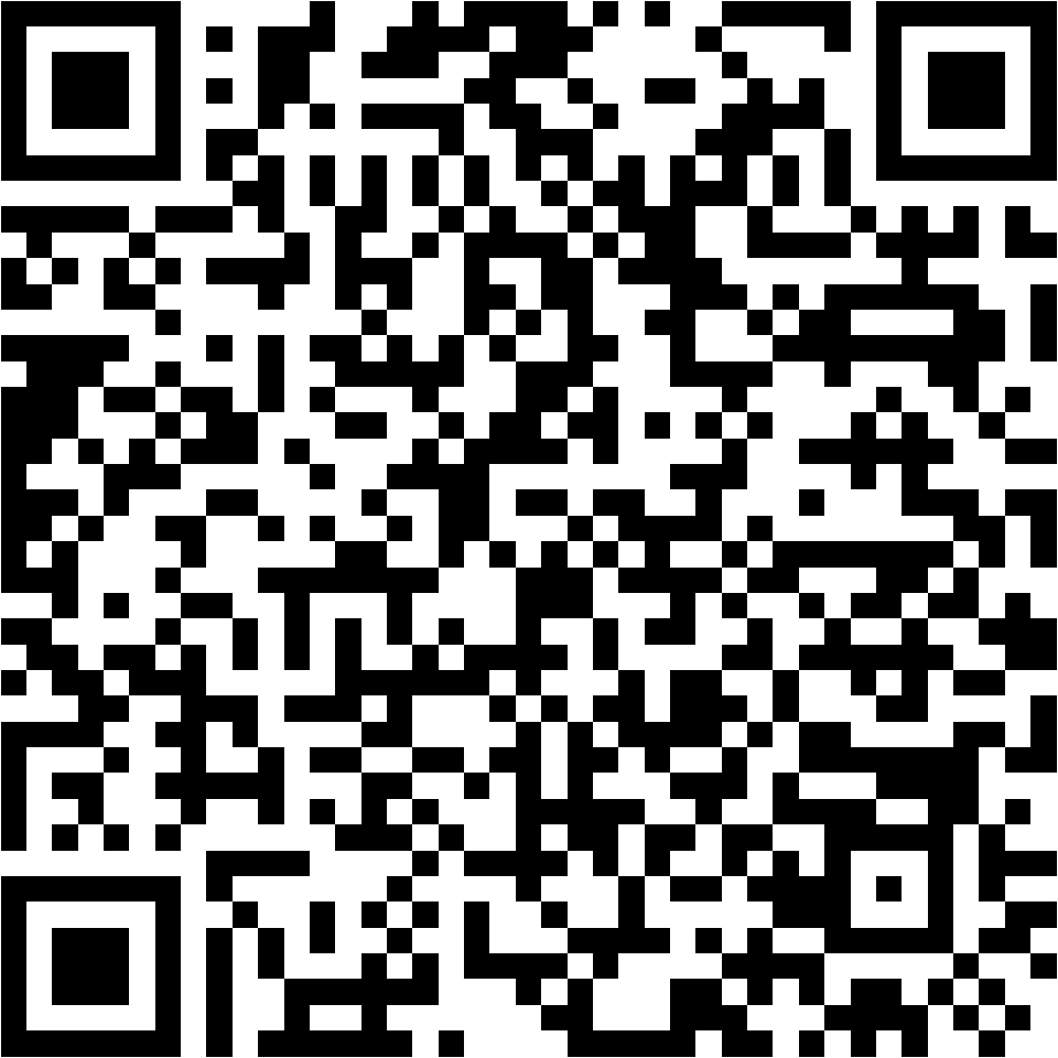 Lehrlingsportal.at Schwarzer und weißer QR-Code auf weißem Hintergrund.