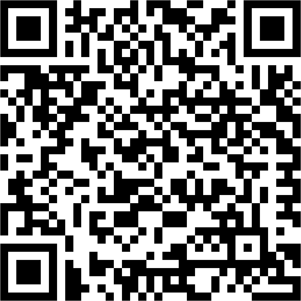 Lehrlingsportal.at Ein schwarz-weißer QR-Code, der aus einem Gitter von Quadraten besteht, die in einem einzigartigen Muster auf einem weißen Hintergrund angeordnet sind.