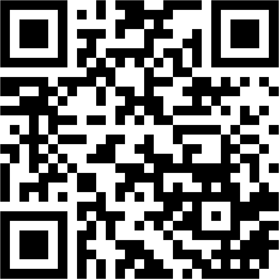 Lehrlingsportal.at Schwarzer und weißer QR-Code mit einem quadratischen Muster, der mit einem QR-Code-Lesegerät gescannt werden kann, um einen schnellen Zugriff auf digitale Informationen zu ermöglichen.