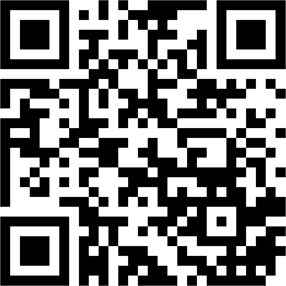Lehrlingsportal.at Ein schwarz-weißer QR-Code, der auf einem schlichten weißen Hintergrund angezeigt wird.