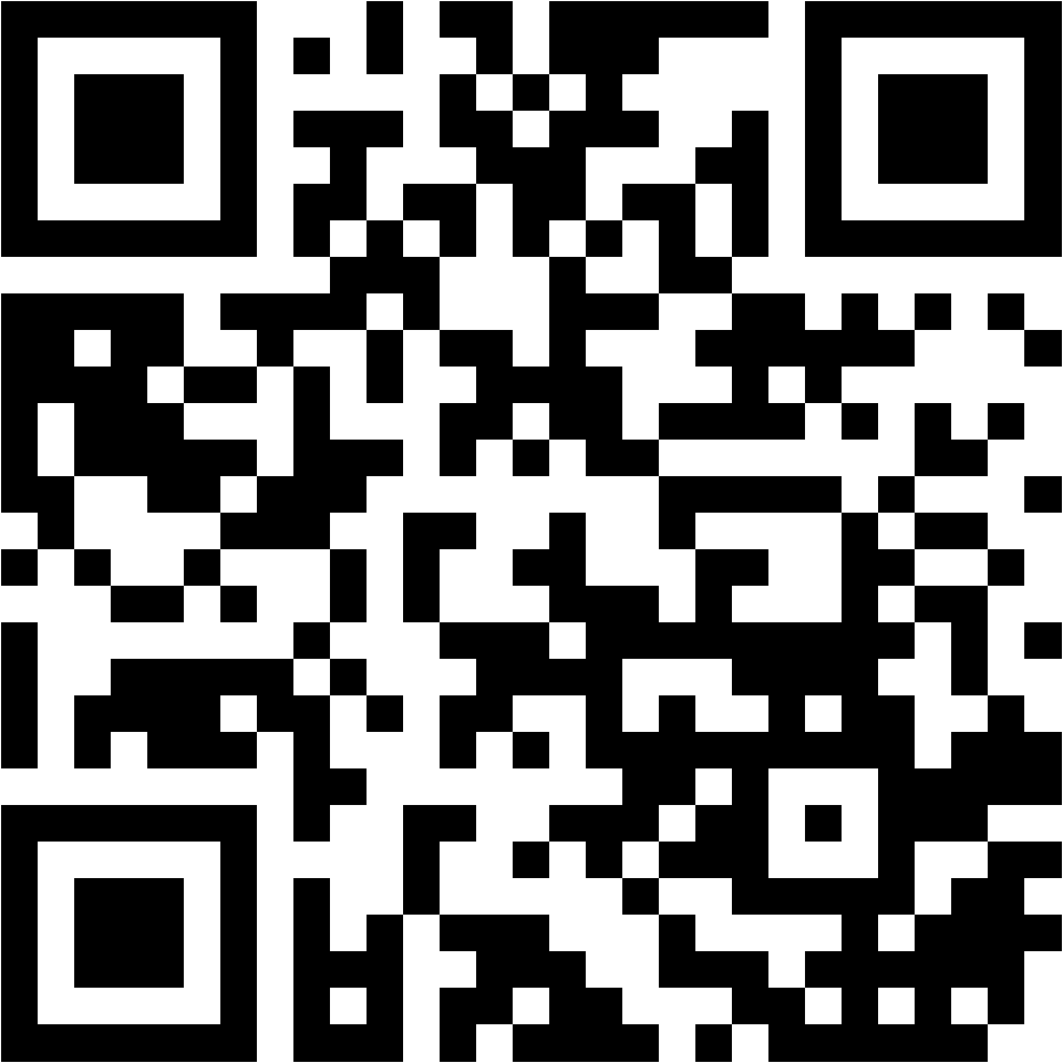 Lehrlingsportal.at Ein schwarz-weißer QR-Code mit einem quadratischen Gittermuster, der für das Scannen mit digitalen Geräten konzipiert ist.