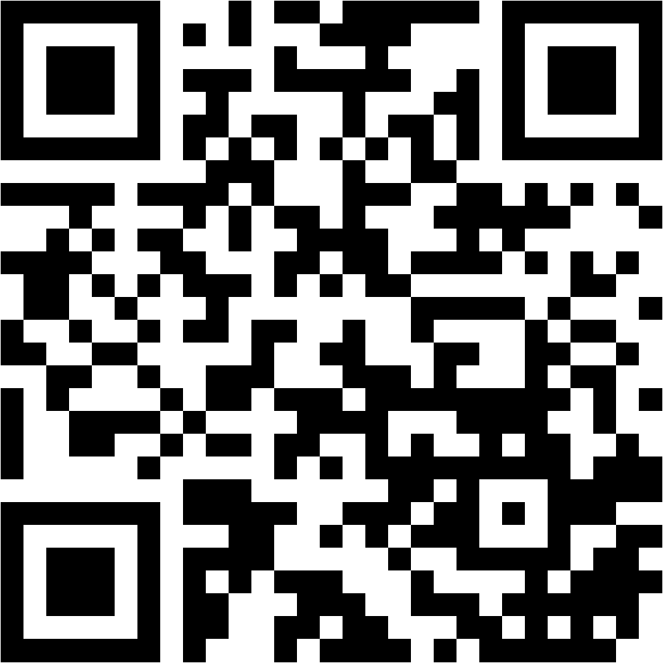 Lehrlingsportal.at Ein schwarz-weißer QR-Code, bestehend aus quadratischen Mustern auf weißem Hintergrund.