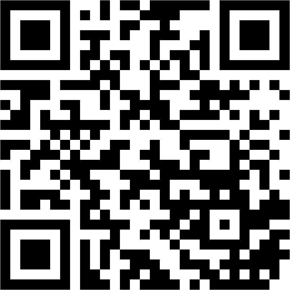 Lehrlingsportal.at Ein schwarzer und weißer QR-Code auf einem einfarbig weißen Hintergrund.