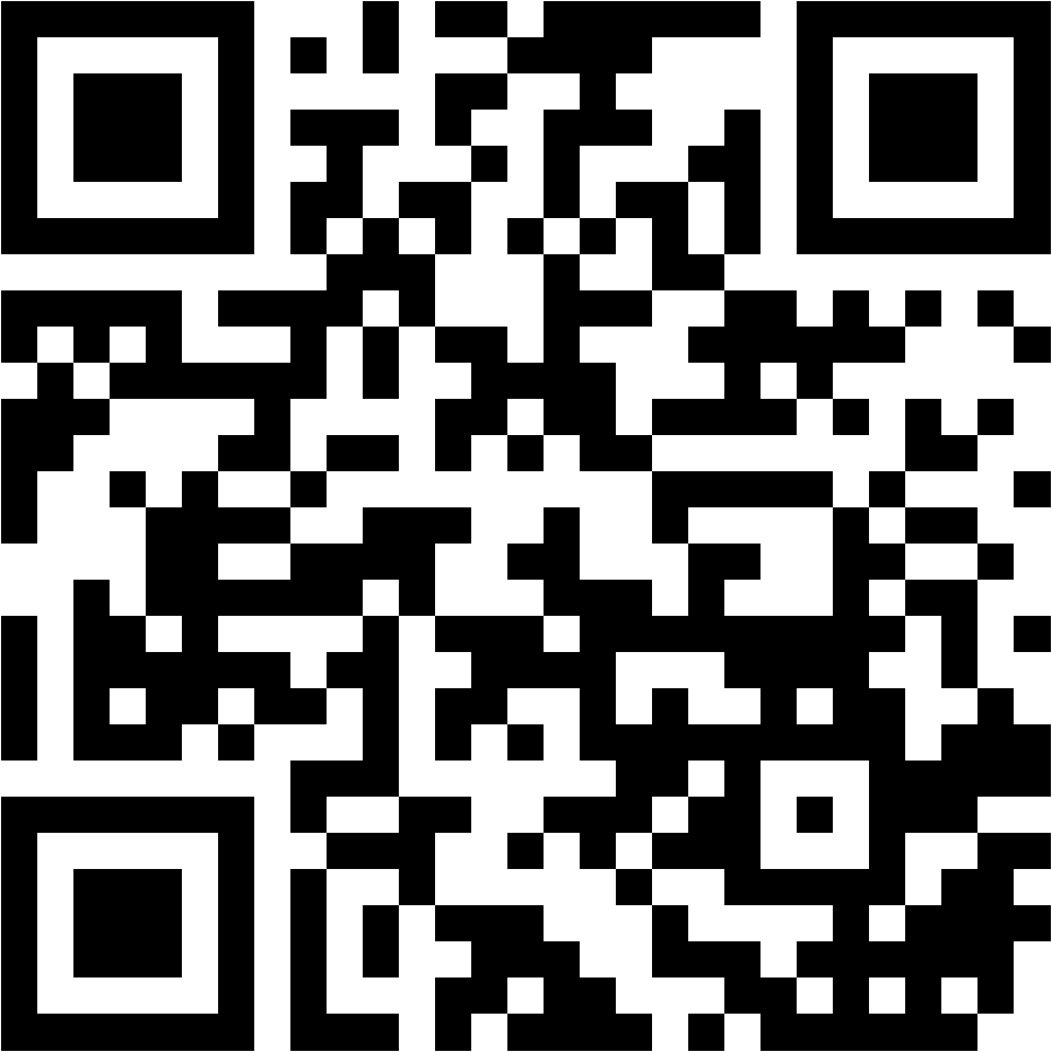 Lehrlingsportal.at Ein schwarz-weißer QR-Code, bestehend aus quadratischen Mustern auf weißem Hintergrund.