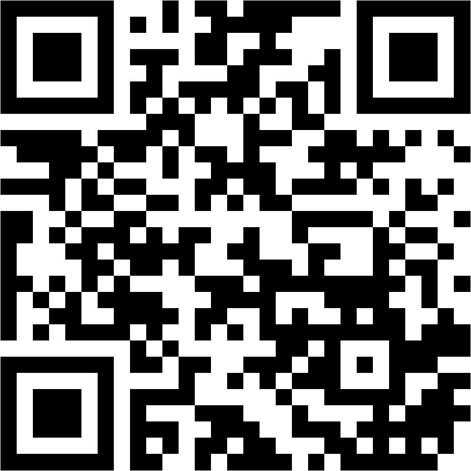 Lehrlingsportal.at Ein schwarz-weißer QR-Code mit quadratischen Mustern in jeder Ecke, der mit einem mobilen Gerät gescannt werden kann, um auf digitale Informationen oder eine Website zuzugreifen.