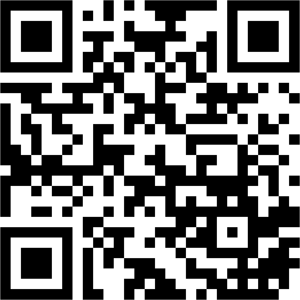 Lehrlingsportal.at Ein schwarz-weißer QR-Code, bestehend aus quadratischen Mustern auf weißem Hintergrund.