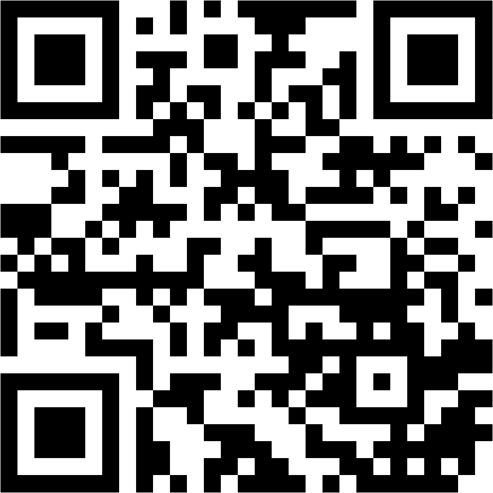 Lehrlingsportal.at Ein schwarzer und weißer QR-Code, der aus quadratischen Mustern besteht, die in einem Raster auf weißem Hintergrund angeordnet sind.