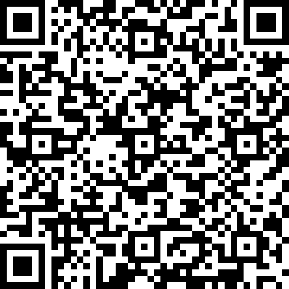 Lehrlingsportal.at Ein schwarz-weißer QR-Code auf weißem Hintergrund.