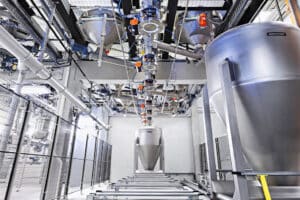 Hightechanlage für Nahrungsmittelindustrie Maschine im Werk