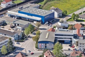 Luftaufnahme Firmenzentrale in Wels