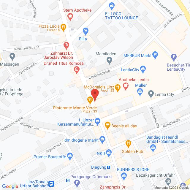 Anfahrtsmappe von Lehrbetrieb A1 Telekom Austria AG nach A1 Telekom Austria AG – Hauptstraße 54, 4040 Linz – Anfahrtsmappe