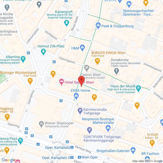 Anfahrtsmappe von Lehrbetrieb A1 Telekom Austria AG nach A1 Telekom Austria AG – Kärntner Straße 45, 1010 Wien – Anfahrtsmappe