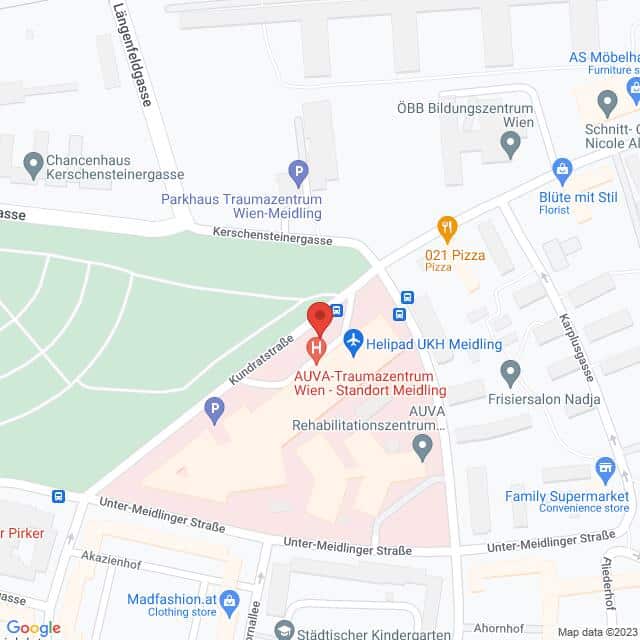 Auva Traumazentrum – Kundratstraße 37, 1120 Wien Anfahrtsmappe