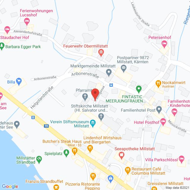 Anfahrtsmappe von Lehrbetrieb Österreichische Bundesforste nach Bundesforste Kärnten – Stiftgasse, 9872 Millstatt – Anfahrtsmappe