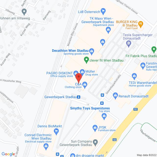 C&a Mode – Gewerbeparkstraße 22, 1221 Wien Anfahrtsmappe