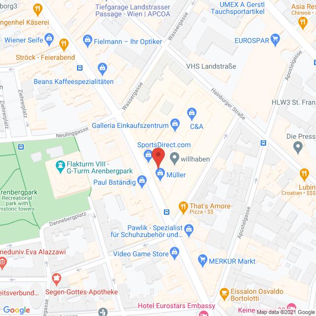 Anfahrtsmappe von Lehrbetrieb C&A Mode nach C&A Mode – Landstraßer Hauptstraße 99, 1030 Wien – Anfahrtsmappe