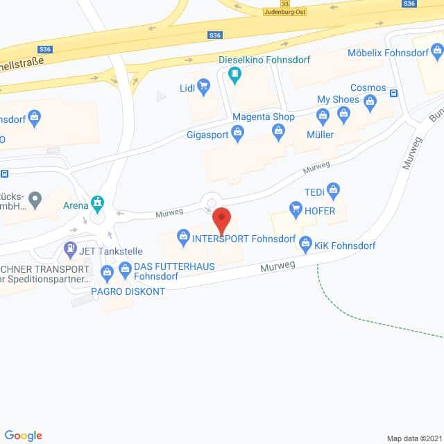Anfahrtsmappe von Lehrbetrieb C&A Mode nach C&A Mode – Murweg 13a, 8753 Fohnsdorf – Anfahrtsmappe