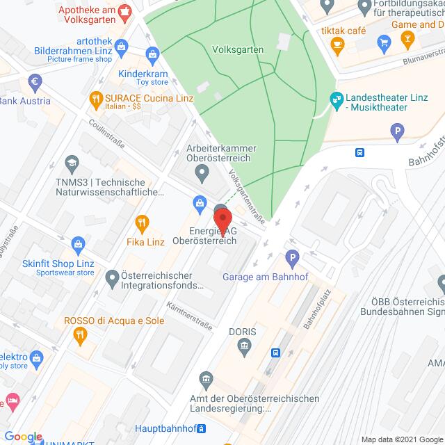 Energie Ag Oberösterreich – Böhmerwaldstraße 3, 4020 Linz Anfahrtsmappe