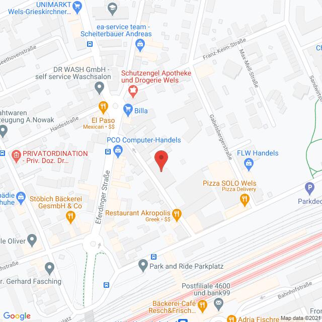 Anfahrtsmappe von Lehrbetrieb ENGIE Austria GmbH nach Engie Wels – Stefan-Fadinger-Straße 8, 4600 Wels – Anfahrtsmappe