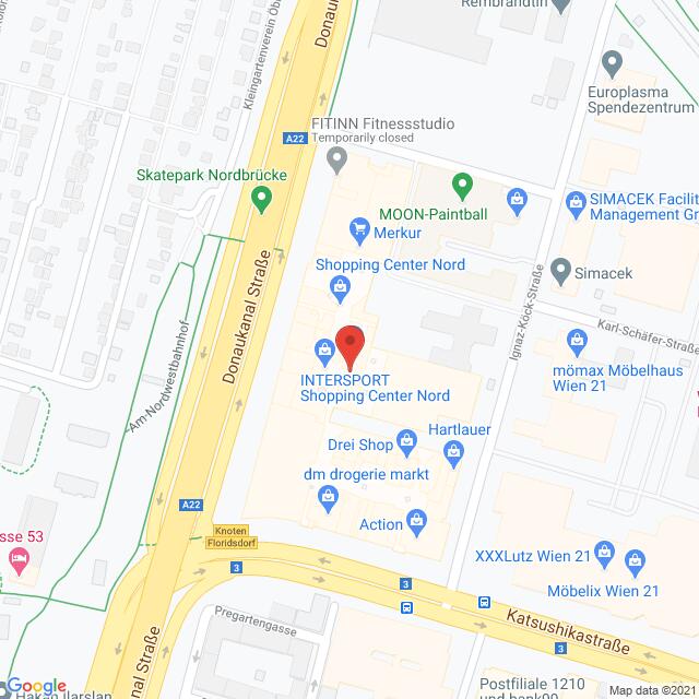 Anfahrtsmappe von Lehrbetrieb Fielmann GmbH nach Fielmann GmbH – Ignaz-Köck-Straße 1, 1210 Wien – Anfahrtsmappe