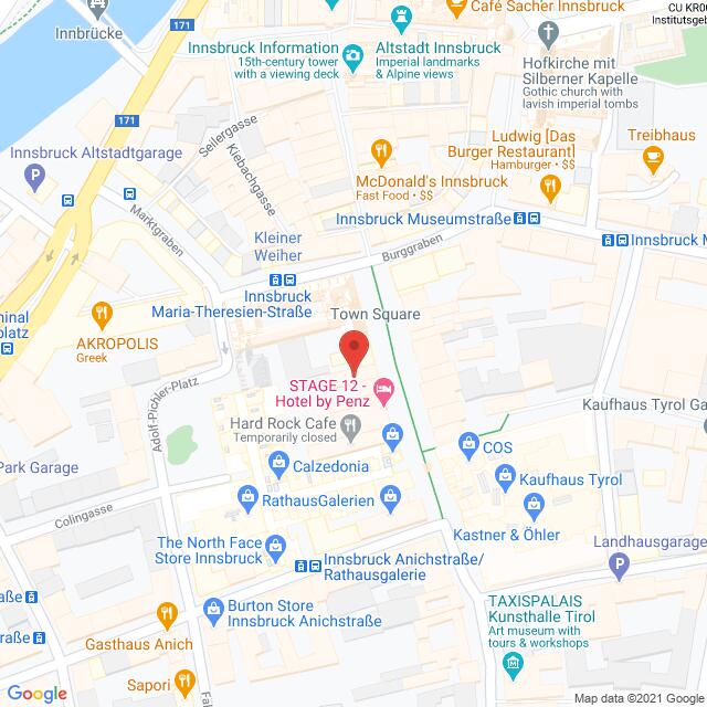 Anfahrtsmappe von Lehrbetrieb Fielmann GmbH nach Fielmann GmbH – Maria-Theresien-Straße 6, 6020 Innsbruck – Anfahrtsmappe