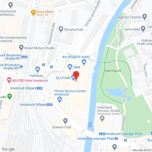 Anfahrtsmappe von Lehrbetrieb Fielmann GmbH nach Fielmann GmbH – Museumstraße 38, 6020 Innsbruck – Anfahrtsmappe