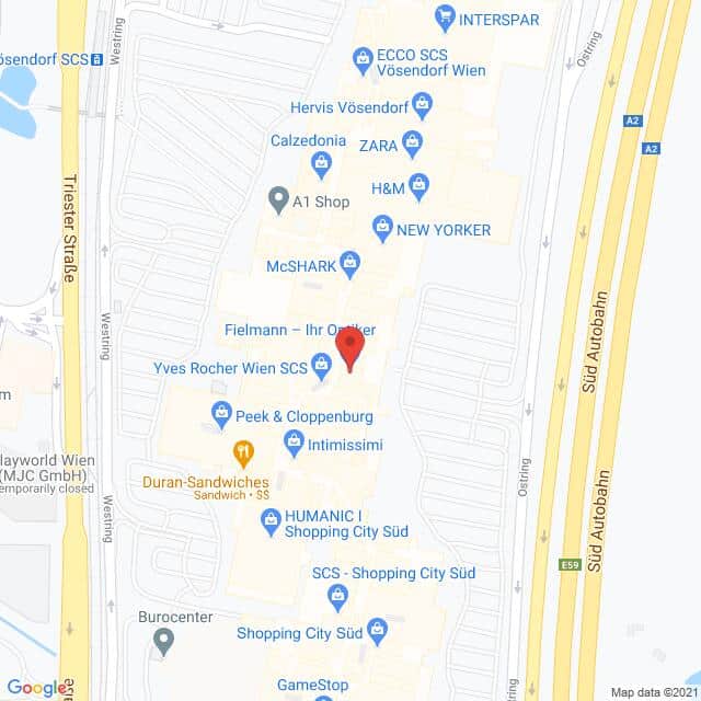 Anfahrtsmappe von Lehrbetrieb Fielmann GmbH nach Fielmann GmbH – SCS Galerie 257, 2334 SCS – Anfahrtsmappe
