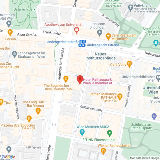 Hotel Rathauspark Wien Anfahrtsmappe