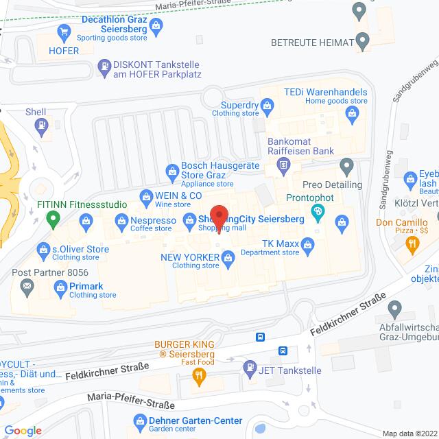 Humanic – Shopping City Seiersberg 5, 8055 Graz Anfahrtsmappe