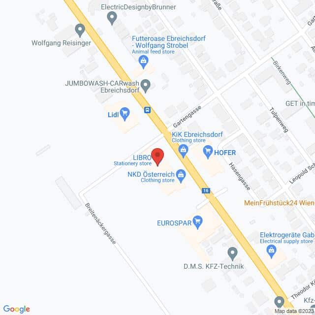 Libro 2483 – 2483 Ebreichsdorf, Wiener Neustädter Straße 40 Anfahrtsmappe