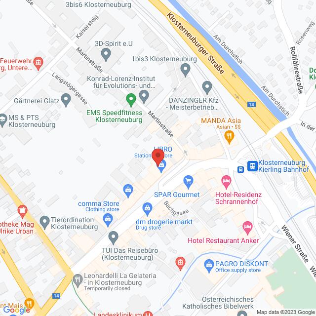 Libro 3400 – 3400 Klosterneuburg, Stadtplatz 16 Anfahrtsmappe