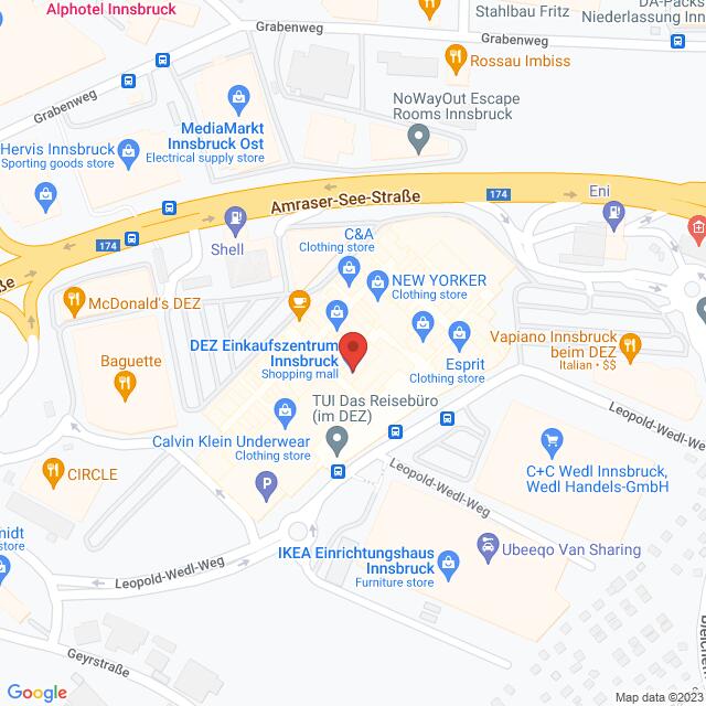 Libro 6020 – 6020 Innsbruck, Amraser See Straße 56a, Shop 5711 Anfahrtsmappe