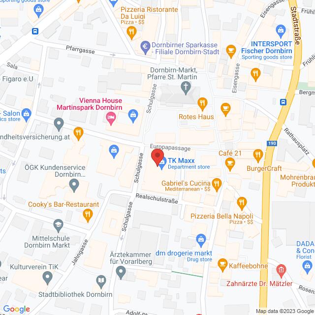 Libro 6850 – 6850 Dornbirn, Schulgasse 11 Ekz Anfahrtsmappe