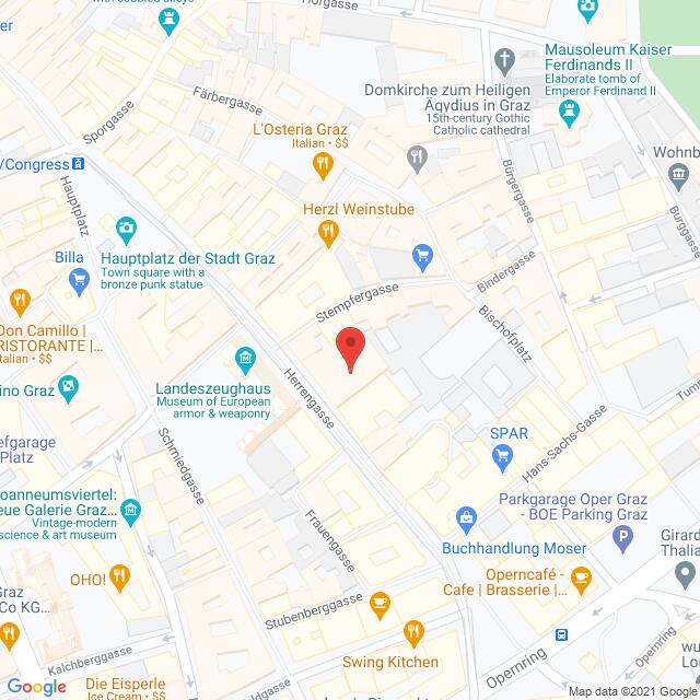 Anfahrtsmappe von Lehrbetrieb McSHARK nach McSHARK – Herrengasse 13, 8010 Graz – Anfahrtsmappe