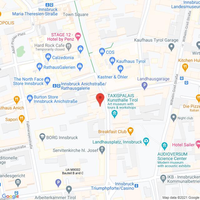 Anfahrtsmappe von Lehrbetrieb McSHARK nach McSHARK – Maria-Theresien-Straße 38, 6020 Innsbruck – Anfahrtsmappe