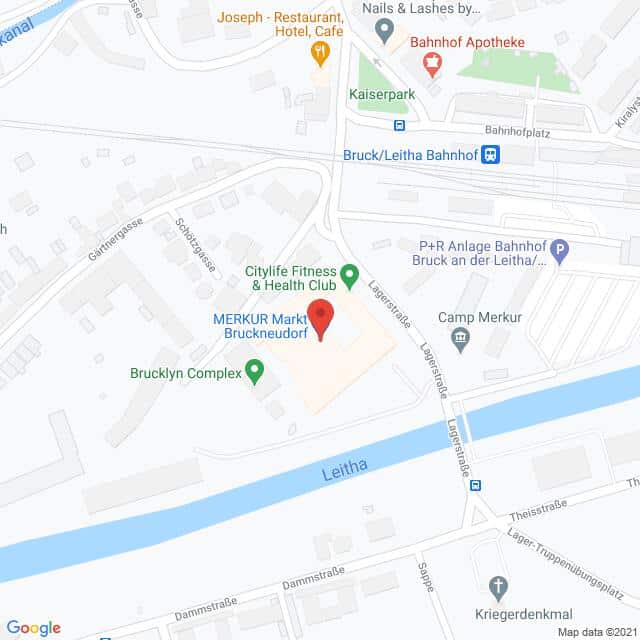 Anfahrtsmappe von Lehrbetrieb MERKUR nach MERKUR – Lagerstraße 8, 2460 Bruckneudorf – Anfahrtsmappe