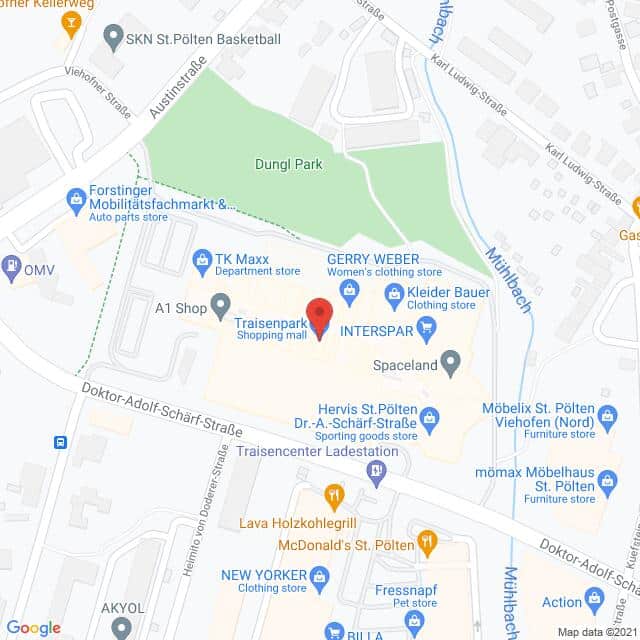 Nordsee – Traisenpark, Dr. Adolf Schärf Straße 5/top G 205, 3107 St. Pölten Anfahrtsmappe