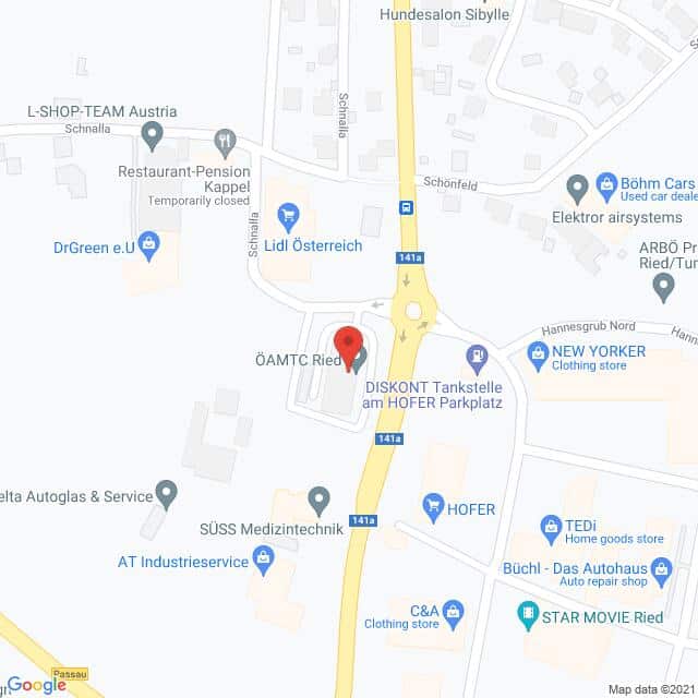 Öamtc – Fuchsleiten 1, 4911 Tumeltsham Anfahrtsmappe