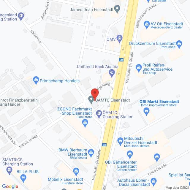 Öamtc, Mattersburgerstraße 34, 7000 Eisenstadt Anfahrtsmappe