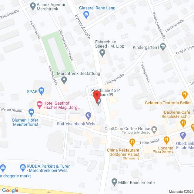 Anfahrtsmappe von Lehrbetrieb Österreichische Post nach Österreichische Post – Bahnhofstraße 3, 4614 Marchtrenk – Anfahrtsmappe