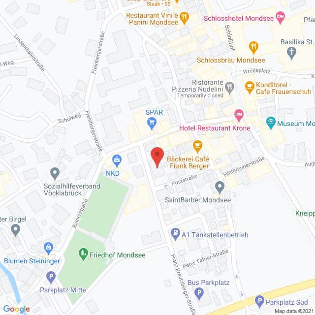 Anfahrtsmappe von Lehrbetrieb Österreichische Post nach Österreichische Post – Franz Kreutzberger-Straße 3, 5310 Mondsee – Anfahrtsmappe