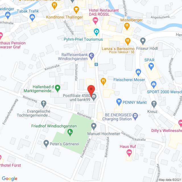 Anfahrtsmappe von Lehrbetrieb Österreichische Post nach Österreichische Post – Friedhofstraße 2, 4580 Windischgarsten – Anfahrtsmappe