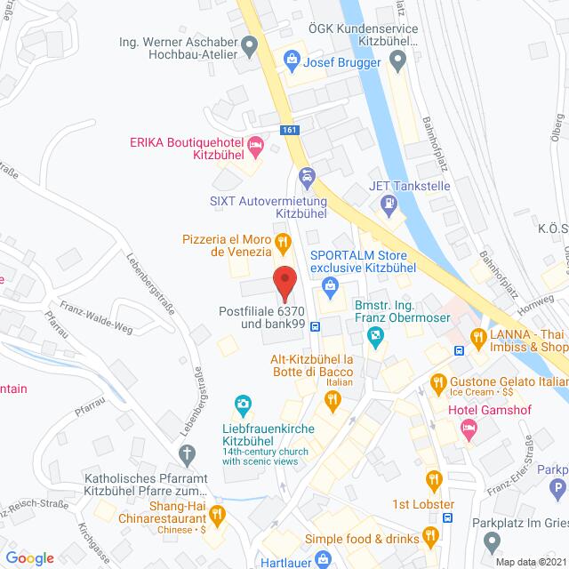 Anfahrtsmappe von Lehrbetrieb Österreichische Post nach Österreichische Post – Josef-Pirchl-Straße 11, 6370 Kitzbühel – Anfahrtsmappe